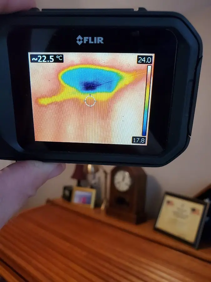 Thermal imaging inspection for water damage in Trotwood
