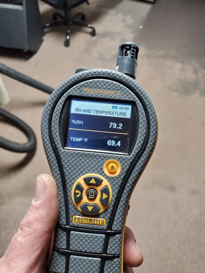 Moisture meter humidity assessment for Mold Remediation & Removal in Trotwood