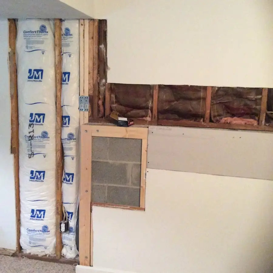 Wall insulation replacement during Contents Cleaning & Restoration in Trotwood